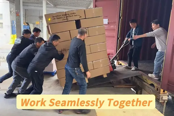 Ефективне завантаження — контейнер 40HQ паперових коробок для догляду за шкірою